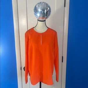 Lauren Ralph Lauren Bold Orange Blouse